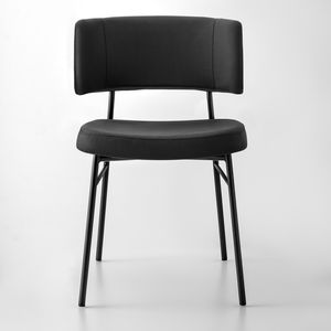 sedia da pranzo moderna / imbottita / in velluto / in pelle