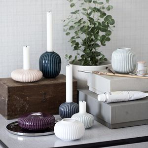 portacandela in ceramica