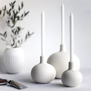 portacandela in ceramica