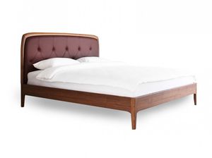 letto matrimoniale / singolo / moderno / con testiera imbottita