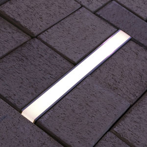 luce da incasso a pavimento / LED / lineare / da esterno