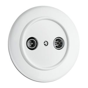 presa TV / radio / da parete / in Duroplast