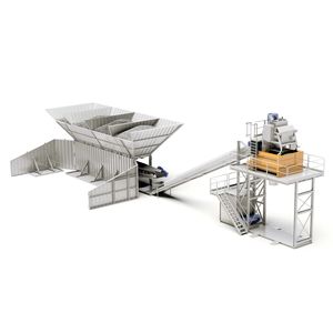 centrale di betonaggio mobile