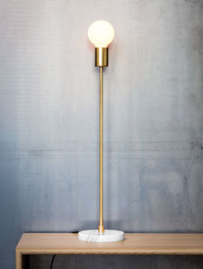 lampada da tavolo / moderna / in marmo / in ottone