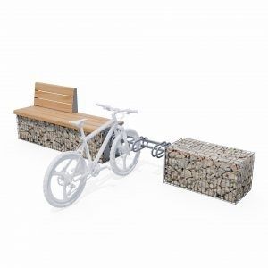 rastrelliera per biciclette a pavimento