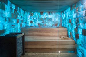 sauna finlandese / contract / in pietra di sale