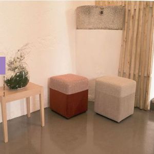 pouf contemporaneo