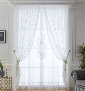 tendina voile a fiori 1