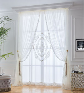 tendina voile a fiori 1