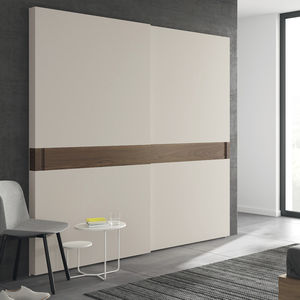 armadio ad angolo / moderno / in noce / in MDF