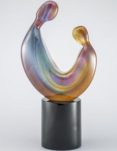 scultura in vetro di Murano