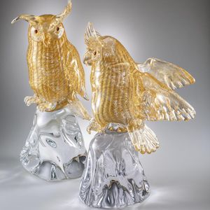scultura in vetro di Murano