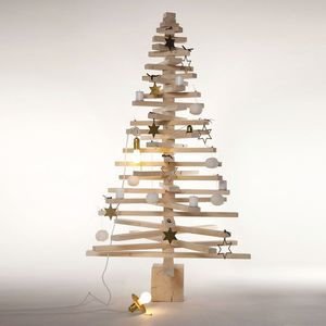 albero di Natale in legno