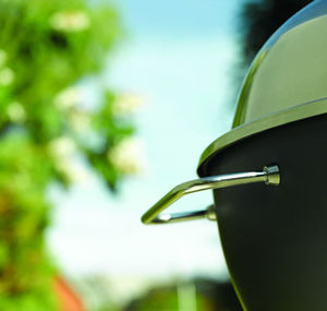 barbecue a carbonella / con rotelle / in acciaio inossidabile