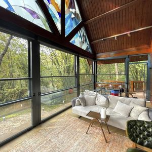 finestra balcone in vetro