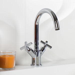 miscelatore doppio comando per lavabo