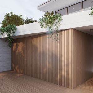rivestimento murale in legno composito