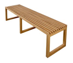 panca da giardino contemporanea