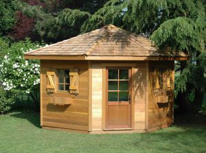 chalet da giardino in cedro rosso