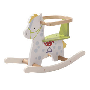 cavallo a dondolo in legno