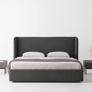 letto matrimoniale / moderno / imbottito / con testiera
