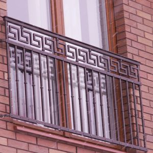 ringhiera in ferro modellato