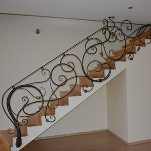 ringhiera in ferro modellato