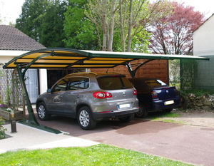 tettoia per posto-auto in alluminio