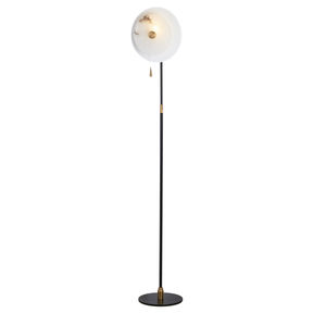 lampada da terra / moderna / in ottone / in alluminio laccato