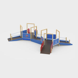 percorso a ostacoli per parco giochi