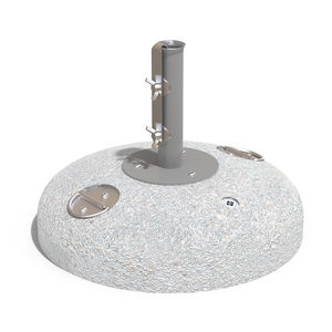 base per ombrellone in metallo
