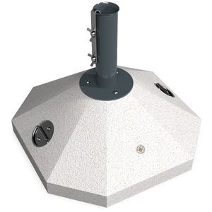 base per ombrellone in acciaio galvanizzato