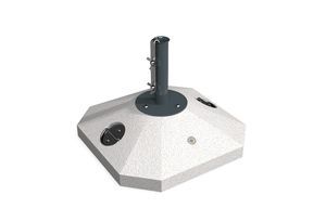 base per ombrellone in metallo