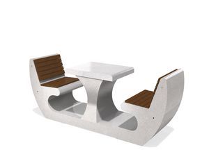 set tavolo e sedia contemporaneo