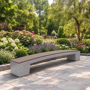 panca da giardino contemporanea 1