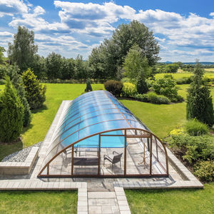 copertura per piscina alta