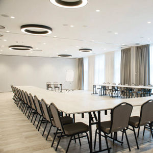 luce LED / a lampada fluorescente / tonda / in acciaio