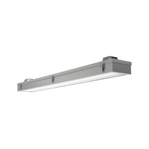 luce a sospensione / LED / rettangolare / in acciaio