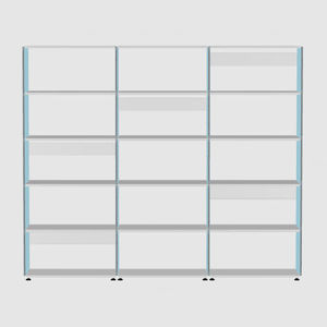 scaffale modulare / moderno / in MDF / in lamiera d'acciaio