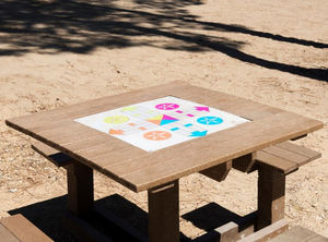tavolo da gioco per bambini per esterni