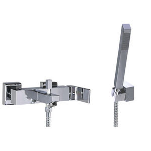 miscelatore per vasca / da parete / in metallo / da bagno