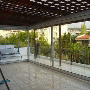 pergola addossata