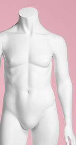 busto uomo corpulento
