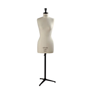 manichino sartoriale donna / astratto / senza testa / bianco