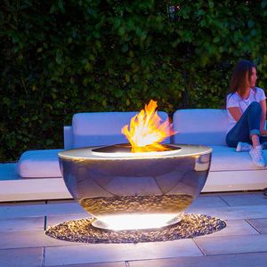 braciere da giardino in acciaio inox