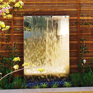 muro d'acqua acciaio inossidabile 1
