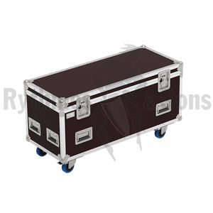 flight-case con rotelle