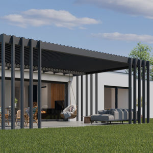 pergola addossata