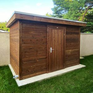 capanno per giardino in legno