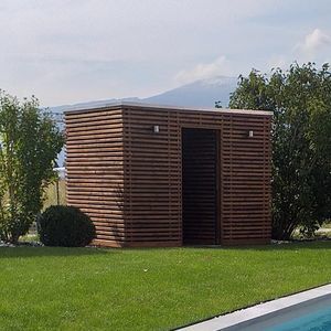 capanno per giardino in legno